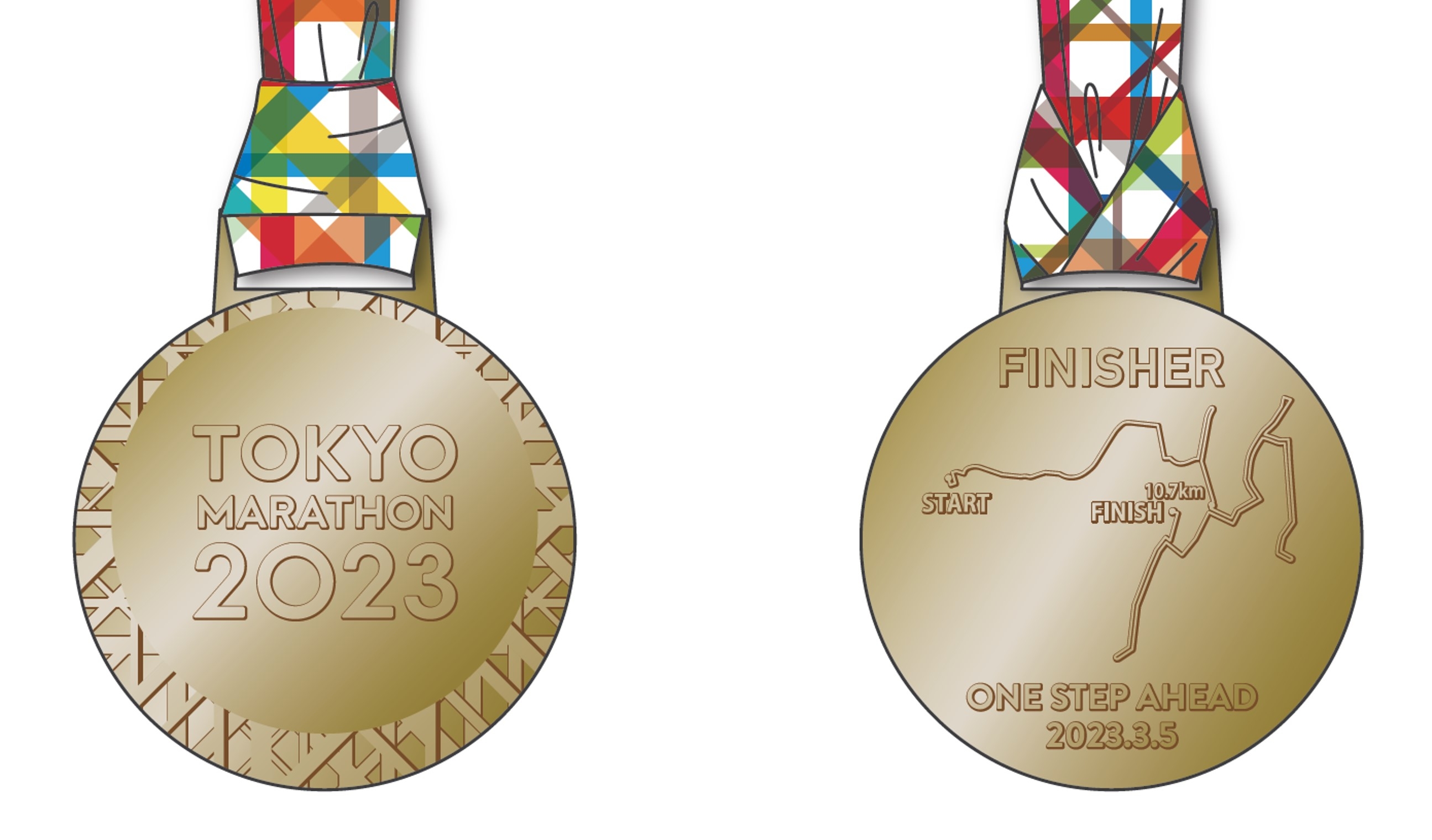 東京マラソン2023 完走メダル及び関連イベントのメダルデザインが決定！ 東京マラソン2024